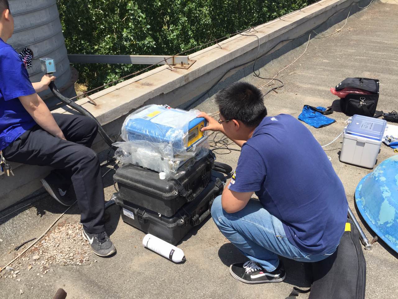 便攜式甲烷、非甲烷和總烴檢測儀山東地方標準測試